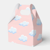 Rainbow Party Eenhoorn Favor Dozen Bedankdoosjes (Achterkant)