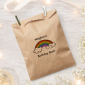 Rainbow Party Favor Bag Bedankzakje (Geknipt)