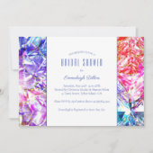 Rainbow Party Kleur Crystal Edelsteen Vrijgezellen Kaart (Voorkant)