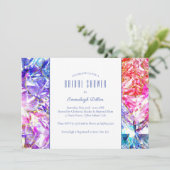 Rainbow Party Kleur Crystal Edelsteen Vrijgezellen Kaart (Staand voorkant)