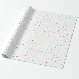 RAINBOW PARTY PATTERN heldere, kleurrijke moderne Cadeaupapier