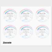 Rainbow Party Sticker, Rainbow Dank u Stickers (Vel)