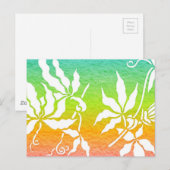 Rainbow Passion Flower Briefkaart (Voorkant / Achterkant)