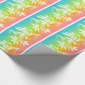 Rainbow Passion Flower Cadeaupapier (Hoek)