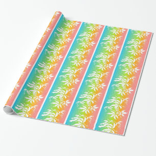 Rainbow Passion Flower Cadeaupapier