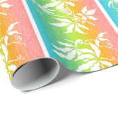Rainbow Passion Flower Cadeaupapier (Rol Hoek)