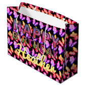 Rainbow  pastei voor gloedvlinder, partij groot cadeauzakje (Achterkant Gekanteld)