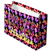 Rainbow  pastei voor gloedvlinder, partij groot cadeauzakje (Voorkant Gekanteld)