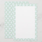 Rainbow Pastel Blue Briefpapier (Voorkant / Achterkant)
