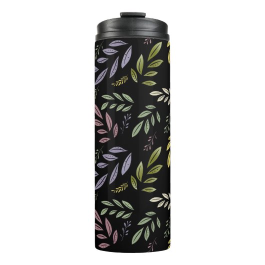 Rainbow Pastel Boho Chic Natuur Liefhebbers Thermosbeker (Voorkant)