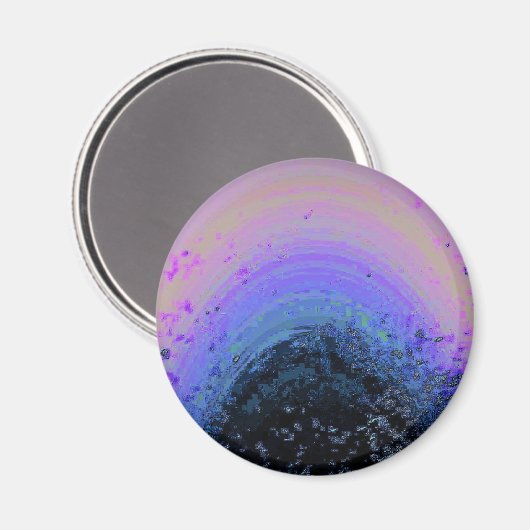 Rainbow Pastel-botsing Magneet (Voorkant / Achterkant)