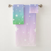 Rainbow Pastel Colors Galaxy Stars Cute Ombre
