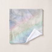 Rainbow Pastel Floral Mandala design Bad Handdoek (Wasdoekje)