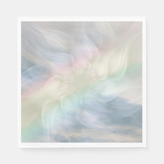 Rainbow Pastel floral Mandala design Servetten (Voorkant)