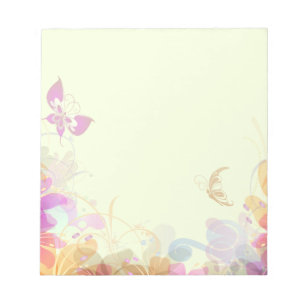 Rainbow Pastel Florals Notitieblok