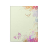 Rainbow Pastel Florals Notitieblok (Linkerzijde)