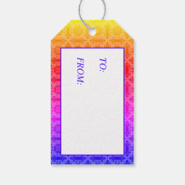 Rainbow Pastel Gift Labels Cadeaulabel