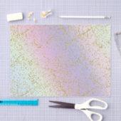 Rainbow Pastel Gold Glitter Fantasy Birthday Party Tissuepapier (Craft)