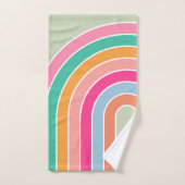Rainbow Pastel Green Bad Handdoek (Handdoek)