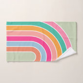 Rainbow Pastel Green Bad Handdoek (Handdoek)