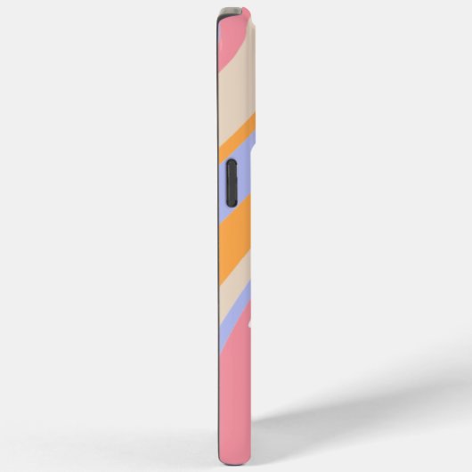 Rainbow Pastel iPhone 15 Pro Max Case (Achterkant / Rechts)