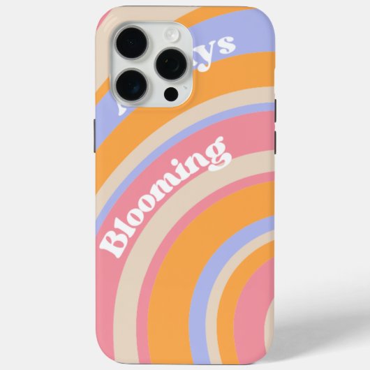Rainbow Pastel iPhone 15 Pro Max Hoesje (Achterkant)