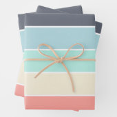 Rainbow pastel kleurenpallet inpakpapier vel (In situ)