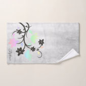 Rainbow Pastel Lovebird Bath Towel Set Bad Handdoek (Handdoek)