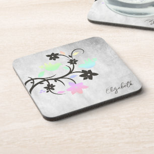 Rainbow Pastel Lovebird Beverage Coaster Bier Onderzetter