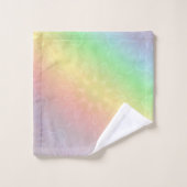 Rainbow Pastel Mandala design Bad Handdoek (Wasdoekje)