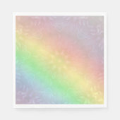 Rainbow Pastel Mandala design Servet (Voorkant)