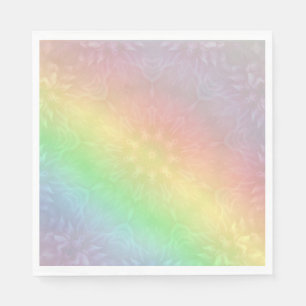 Rainbow Pastel Mandala design Servet