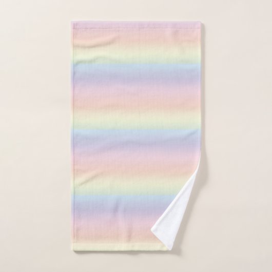 Rainbow Pastel Pattern Bath Towels Bad Handdoek (Handdoek)