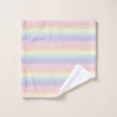Rainbow Pastel Pattern Bath Towels Bad Handdoek (Wasdoekje)