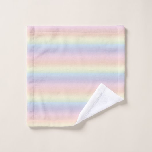 Rainbow Pastel Pattern Bath Towels Bad Handdoek (Wasdoekje)