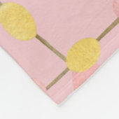 Rainbow Pastel Roos Kawaii Eenhoorn Fleece Deken (Hoek)