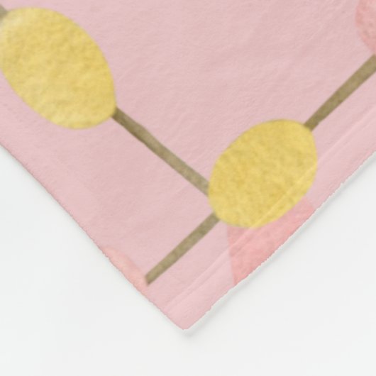 Rainbow Pastel Roos Kawaii Eenhoorn Fleece Deken (Hoek)