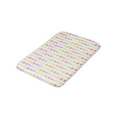 Rainbow Pastel Stippen Pattern Badmat (Gekanteld)