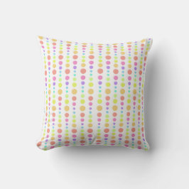 Rainbow Pastel Stippen Pattern Kussen