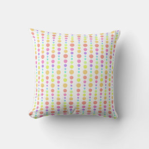 Rainbow Pastel Stippen Pattern Kussen