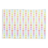 Rainbow Pastel Stippen Pattern Kussensloop (Achterkant)