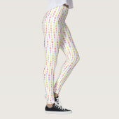 Rainbow Pastel Stippen Pattern Leggings (Rechts)