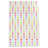 Rainbow Pastel Stippen Pattern Medium Cadeauzakje (Voorkant)