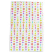 Rainbow Pastel Stippen Pattern Medium Cadeauzakje (Achterkant)