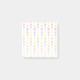 Rainbow Pastel Stippen Pattern Post-it® Notes
