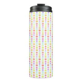 Rainbow Pastel Stippen Pattern Thermosbeker