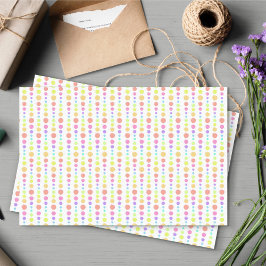 Rainbow Pastel Stippen Pattern Tissuepapier