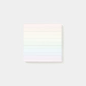 Rainbow Pastel Stripe Notes (Voorkant)