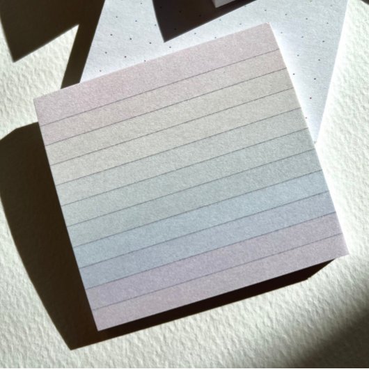 Rainbow Pastel Stripe Notes