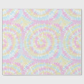 Rainbow Pastel Tie Dye Cadeaupapier (Vlak)